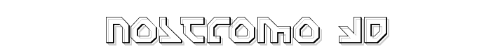 Nostromo 3D font